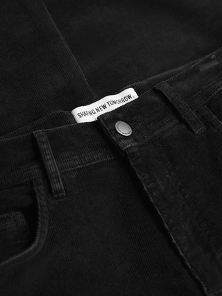 Corduroy Pants Black