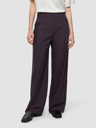 Women's Avira Pants Wide Burgundy Berry