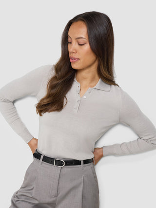 Women's Thin Leather Belt Silver Black