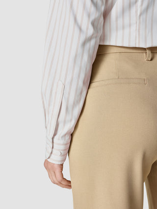 Business Shirt Slim Caramel Stripes