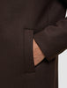 Casentino Wool Coat Saddle Brown