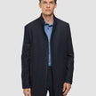 Casentino Wool Coat Dark Navy