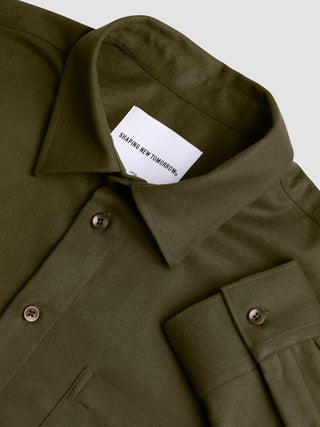 Casual Shirt Forest Green