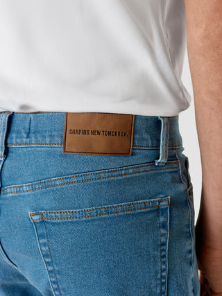 Classic Denim Shorts Light Blue