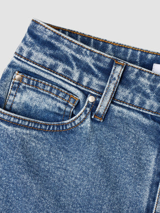 Women's Classic Jeans Relaxed Fit Snow Blue Wash