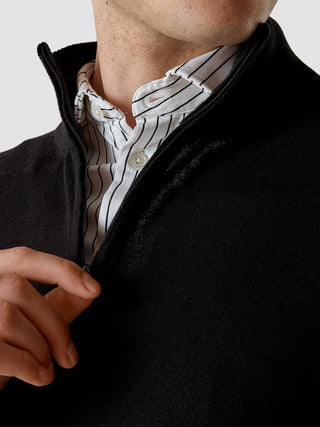 Classic Shirt Black Stripes Regular