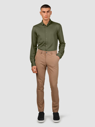 Classic Shirt Clover Green Slim