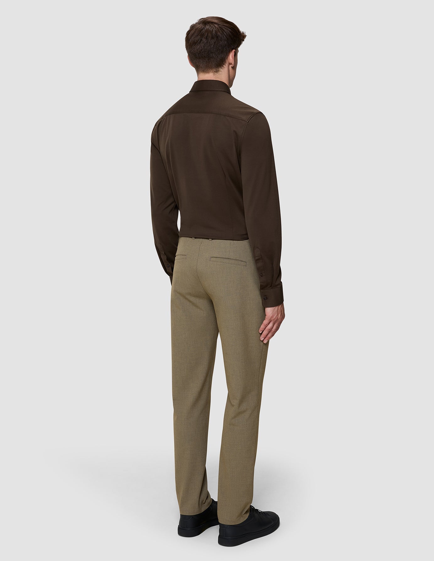 Classic Shirt Saddle Brown Regular