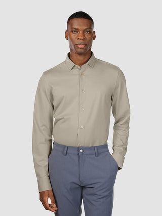 Classic Shirt Stone Beige Regular