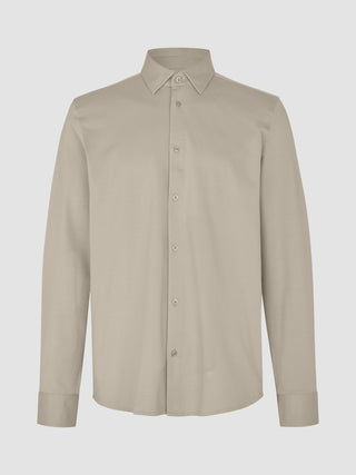 Classic Shirt Stone Beige Slim