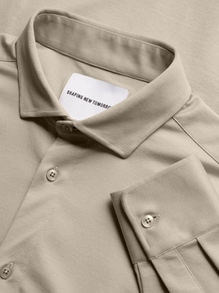 Classic Shirt Stone Beige Regular
