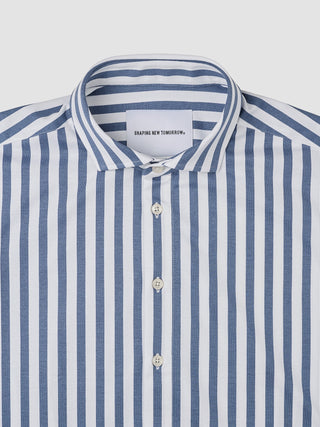 Classic Shirt Dusky Blue Stripe Regular