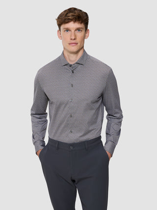 Classic Shirt Snowdrop Flowers Regular