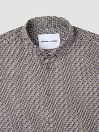 Classic Shirt Snowdrop Flowers Slim