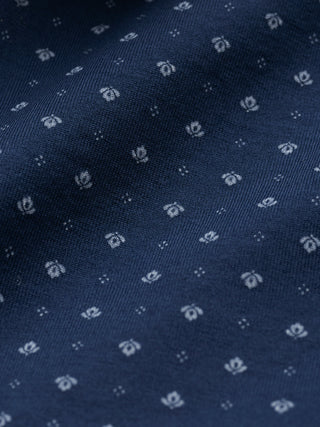Classic Short Sleeve Shirt Lotus Navy