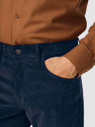 Corduroy Pants Dark Navy