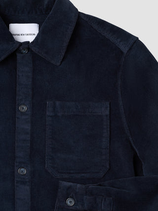 Corduroy Overshirt Dark Navy