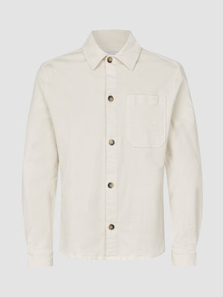 Corduroy Overshirt Off White