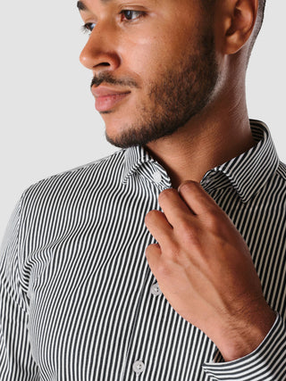 Classic Shirt Navy Stripes Regular