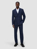 Double Breasted Tech Wool Blazer Navy