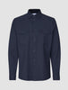 Effortless Overshirt Dark Navy