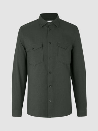 Effortless Overshirt Green Night