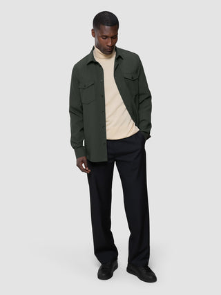 Effortless Overshirt Green Night