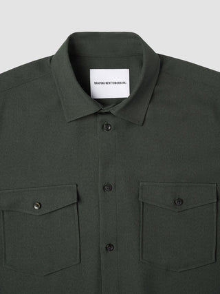 Effortless Overshirt Green Night