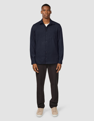 Effortless Shirt Dark Navy