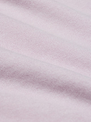 Women's Elevated Knit Polo Soft Pink Melange