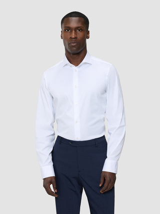 Elevated Shirt White Slim