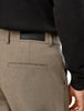 Essential Pants Regular Dark Beige Melange