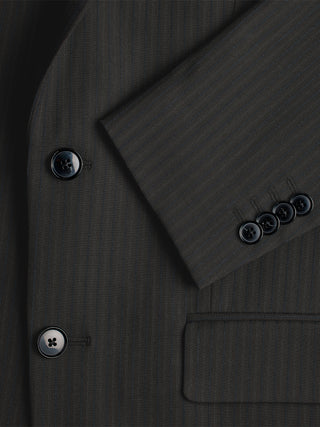 Essential Blazer Regular Asphalt Pinstripe