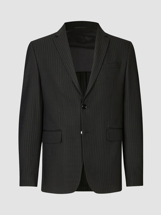 Essential Suit Asphalt Pinstripe
