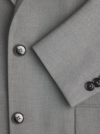 Essential Blazer Slim Dark Grey Melange