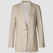 Essential Blazer Toffee Check