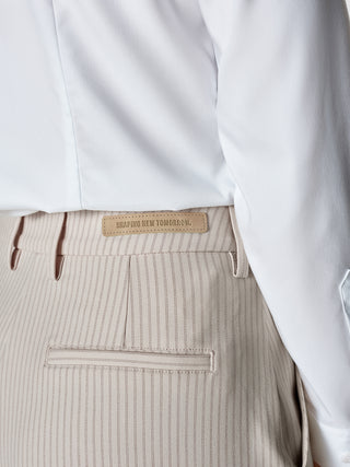 Essential Pants Straight Cream Latte