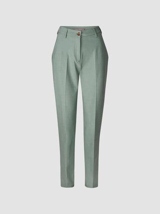 Essential Pants Tapered Calm Green Melange