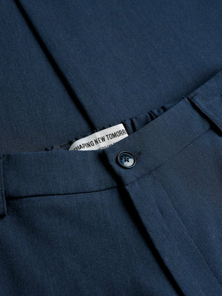 Essential Pants Relaxed Fit Navy Melange
