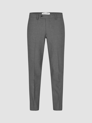 Essential Suit Pants Slim Dark Grey Melange