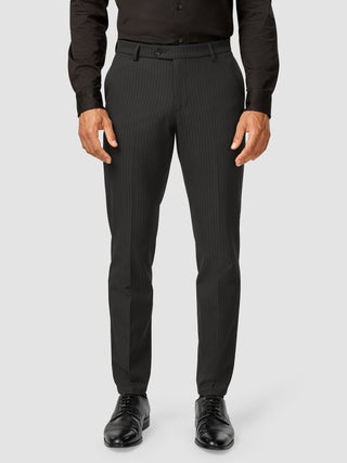 Essential Suit Asphalt Pinstripe