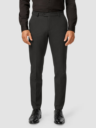 Essential Suit Pants Regular Asphalt Pinstripe