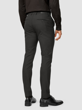Essential Suit Pants Slim Asphalt Pinstripe