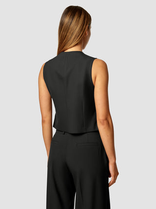 Essential Vest Short Black