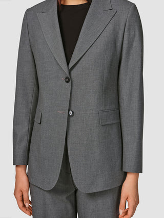 Essential Blazer Dark Grey Melange