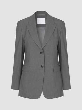 Essential Blazer Dark Grey Melange