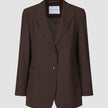 Essential Set Espresso Blazer Short Skirt