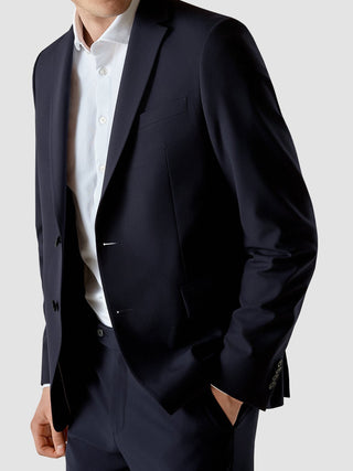 Essential Blazer Regular Midnight Blue