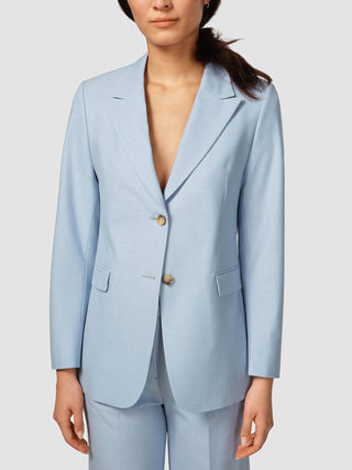 Essential Blazer Sky Blue Melange