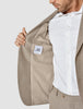 Essential Blazer Beige Melange Slim